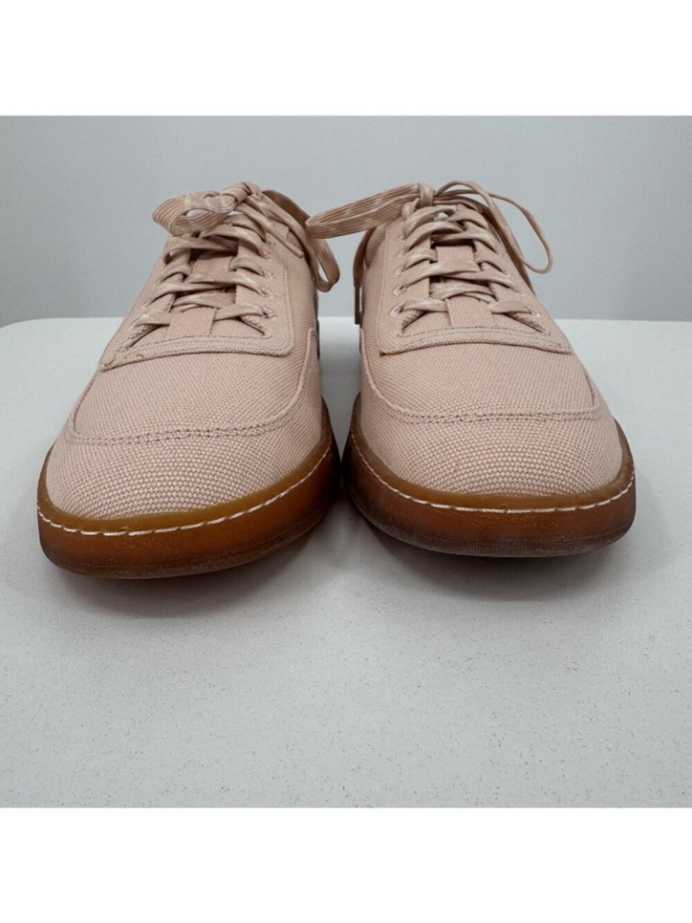 Everlane Tread Bare Sneaker size 13 Women's in Pink Canvas Classic Lace-up Shoes - Picture 8 of 11